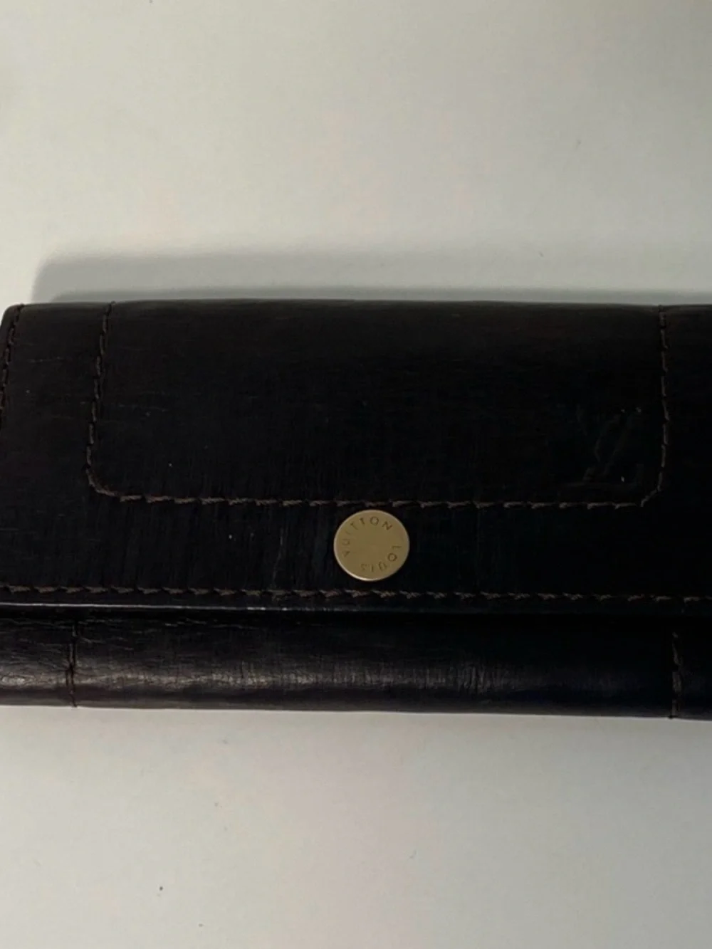 Final Price Mens Louis Vuitton Utah Leather 4 Ring Key Case